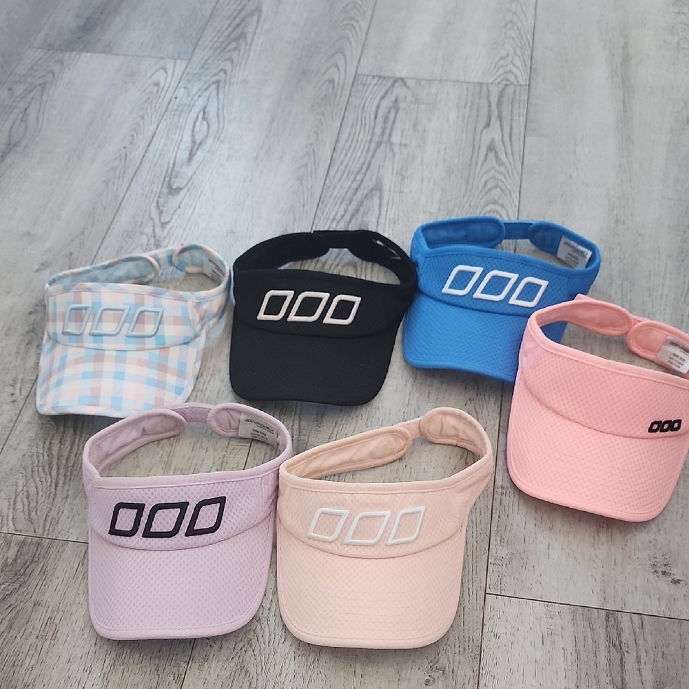 Lorna Jane Women's Visor Collection - Black, Blue, Pink, Plaid